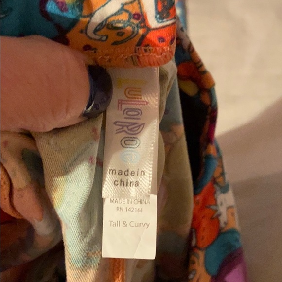 TC LuLaRoe leggings special edition bday unicorn - Picture 2 of 2